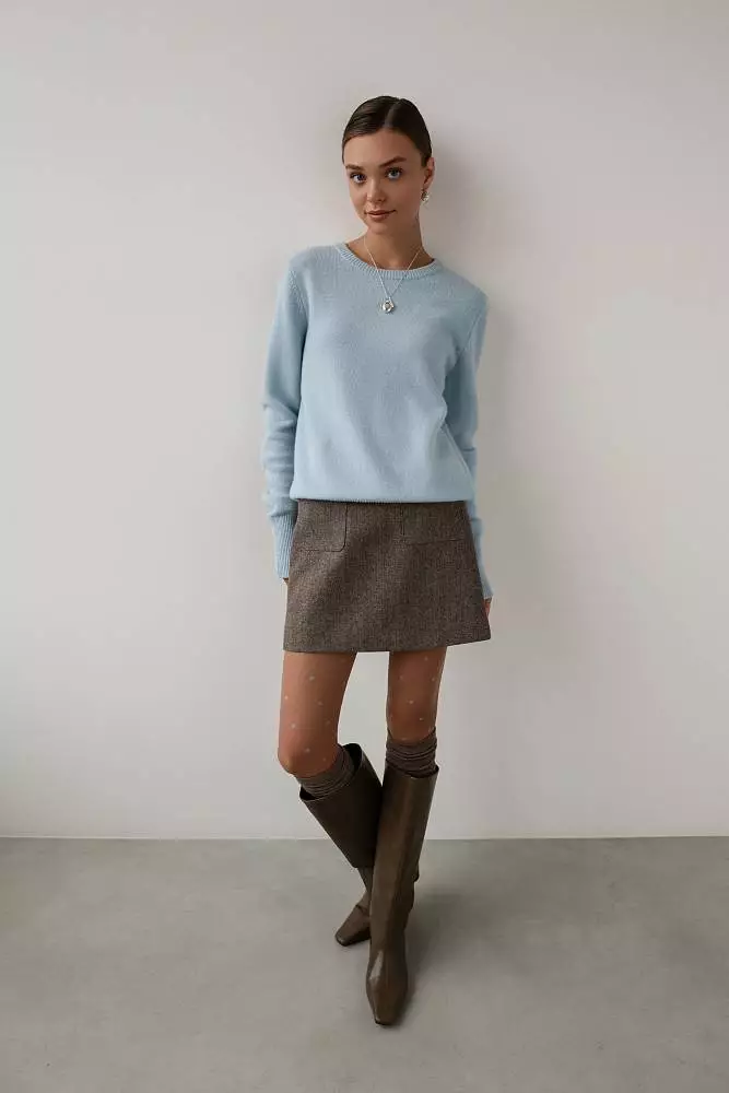 Свитер (L (46RU), голубой). Изображение № 2