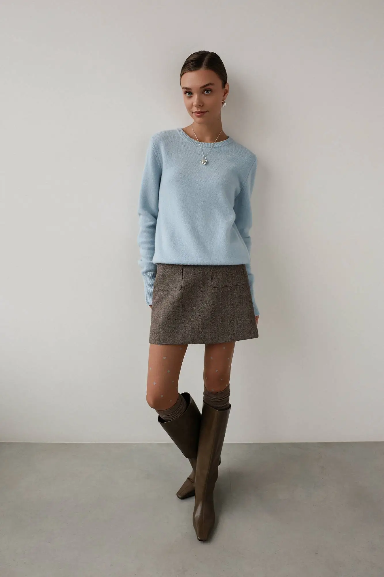 Свитер (L (46RU), голубой). Избражение № 2