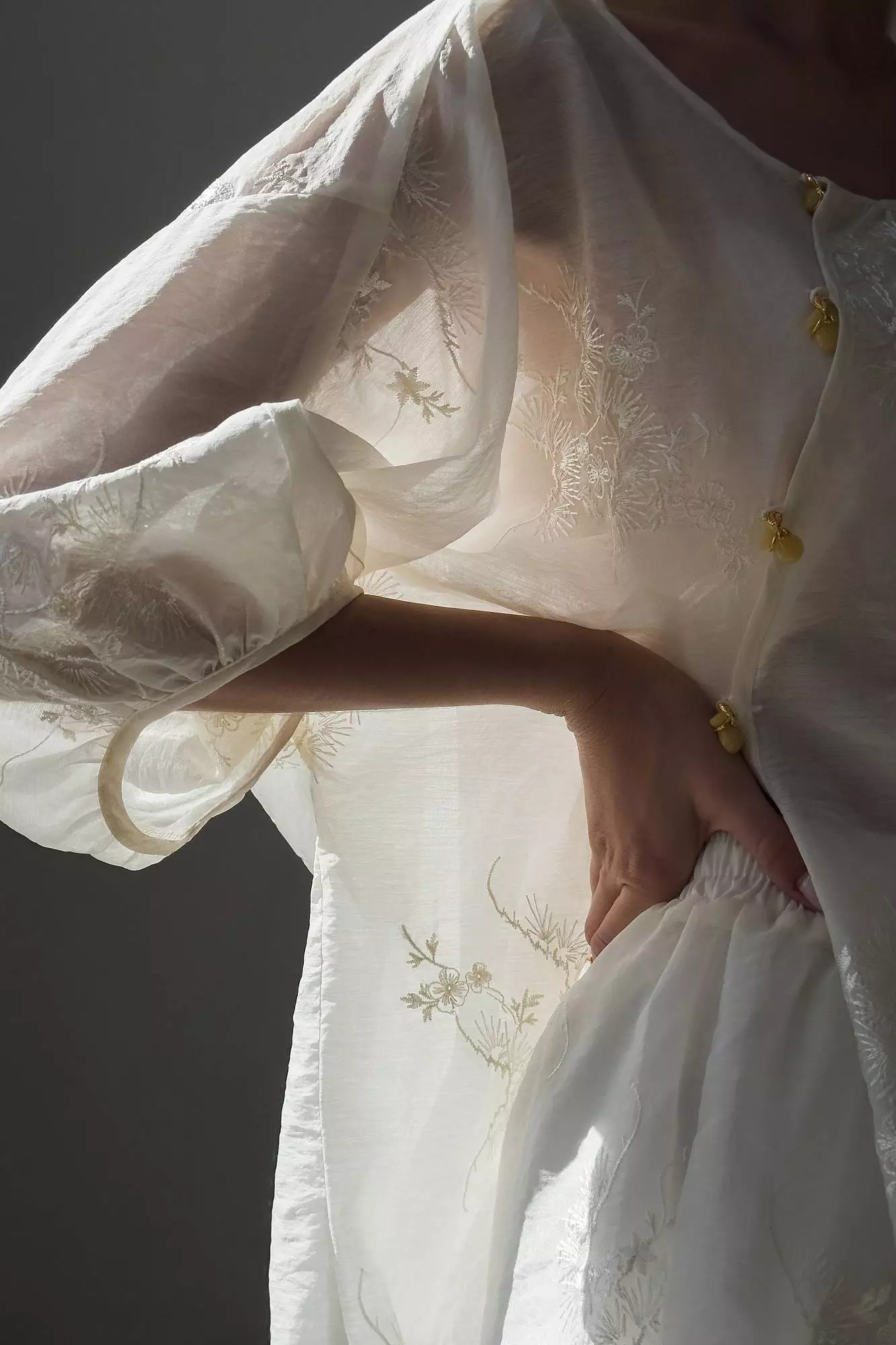 Костюм: блузка и шорты (M (44), молочный). Избражение № 5