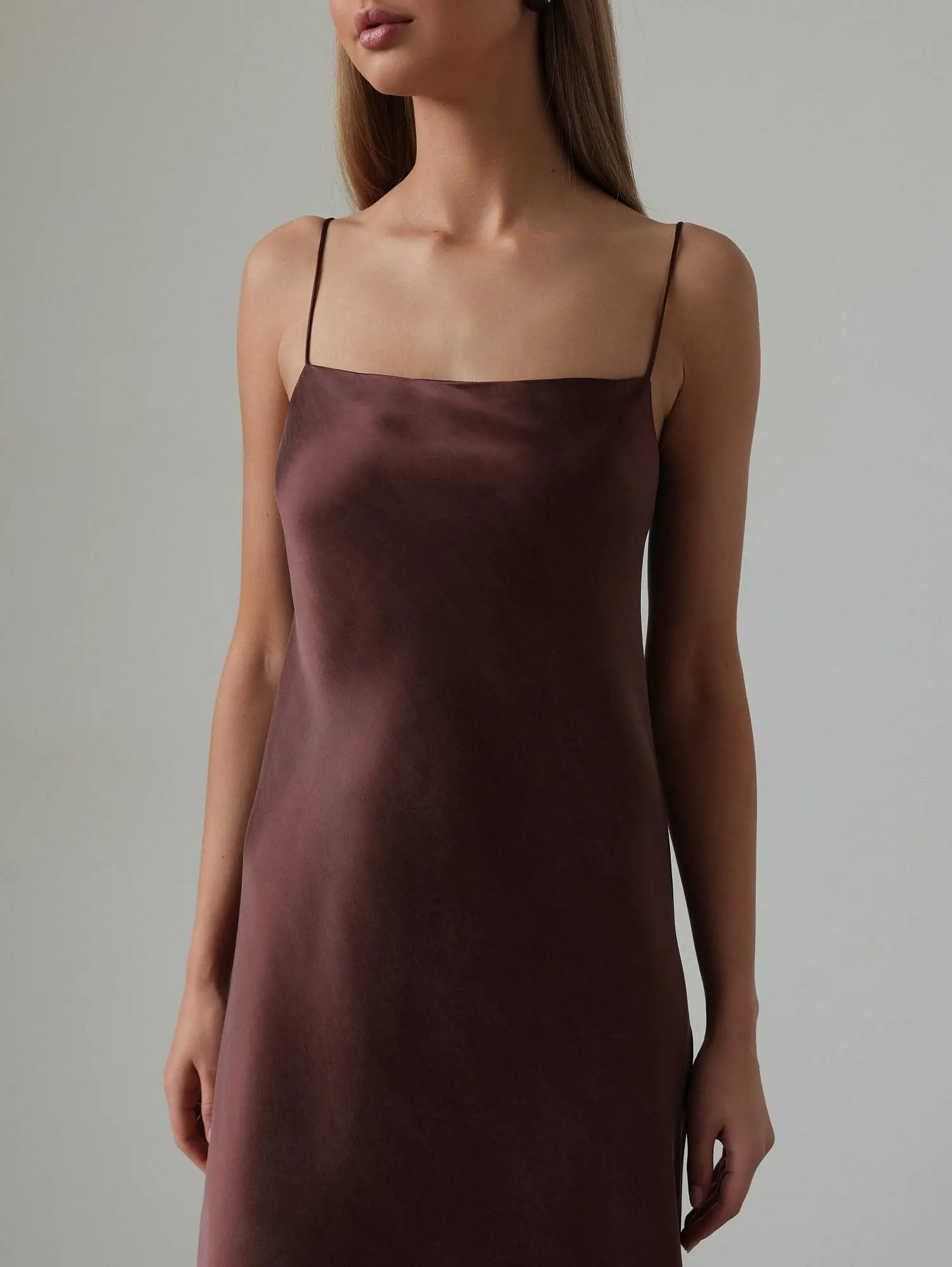 Платье  (M (44RU), красно-коричневый). Избражение № 2