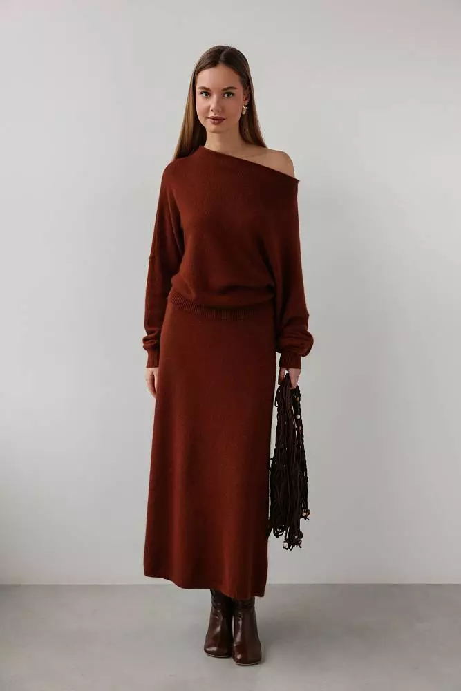 Юбка  (onesize (42-46RU), коричневый). Изображение № 1