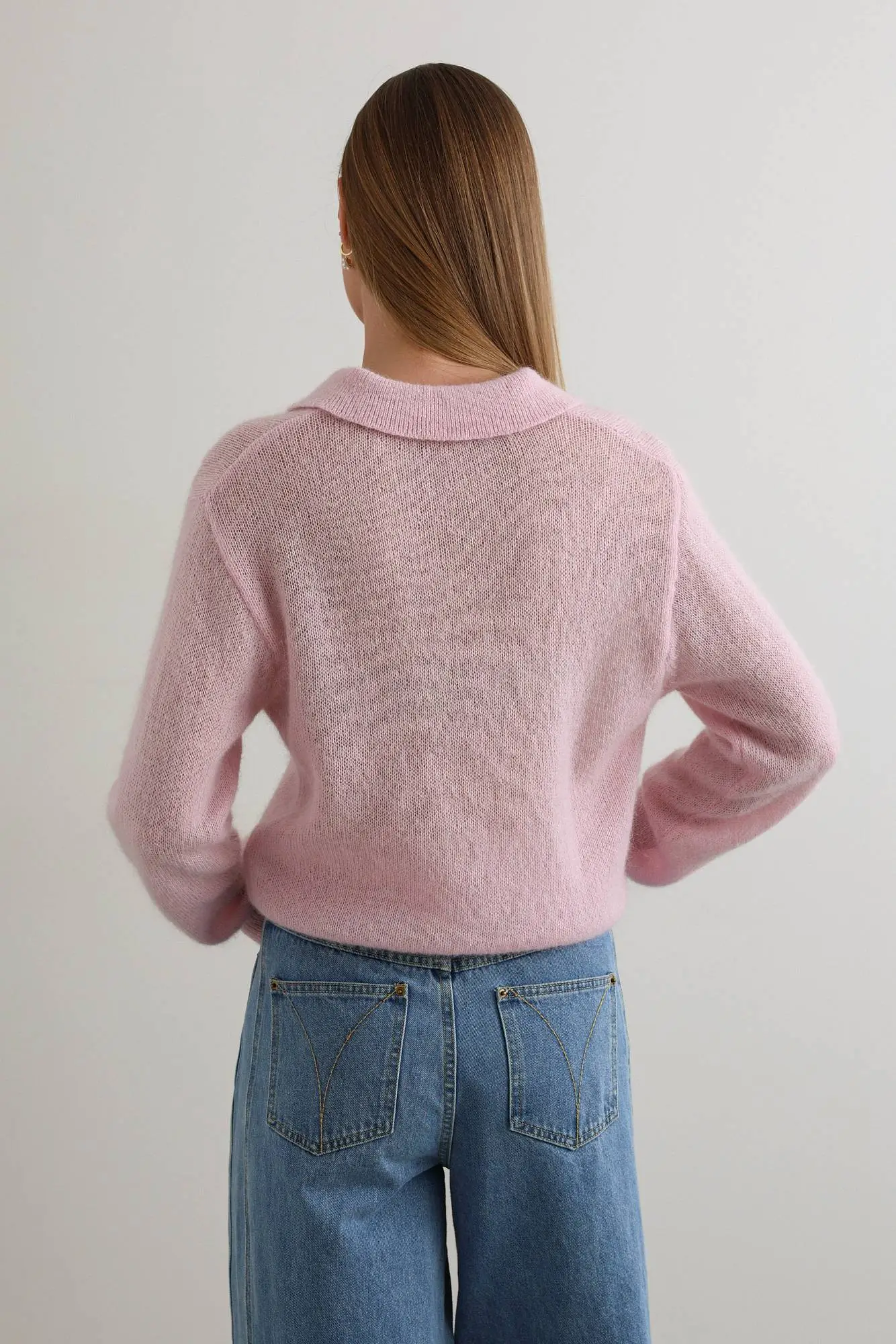 Джемпер (onesize (42-46RU), нежно-розовый). Избражение № 5