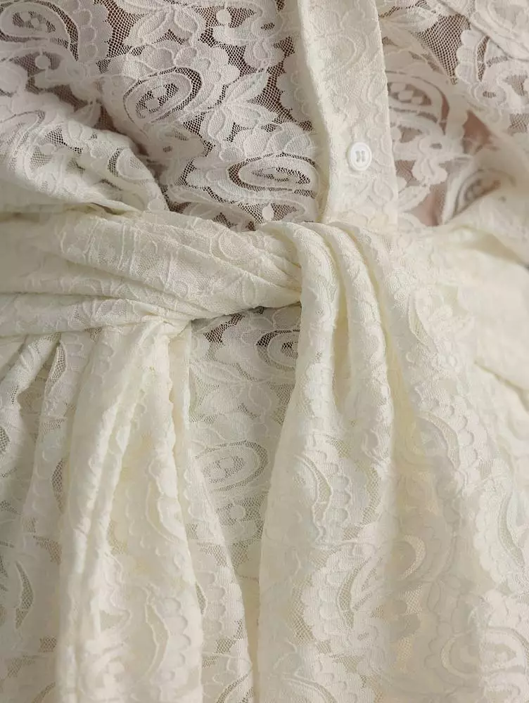 Рубашка (L (46RU), молочный). Изображение № 5