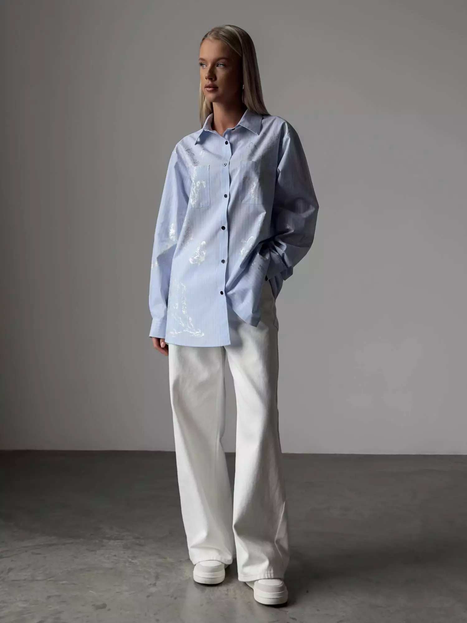 рубашка (M, голубой). Избражение № 2