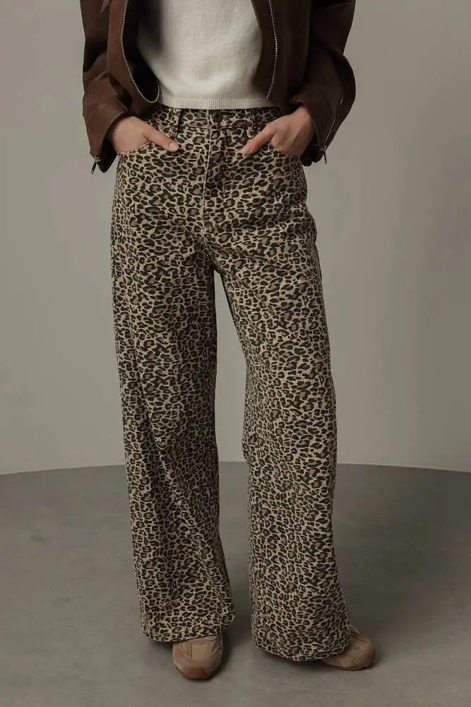 Джинсы (S (42), бежевый). Изображение № 1