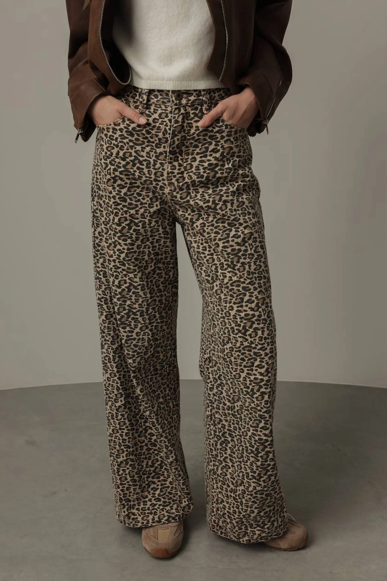 Джинсы (S (42), бежевый). Избражение № 1