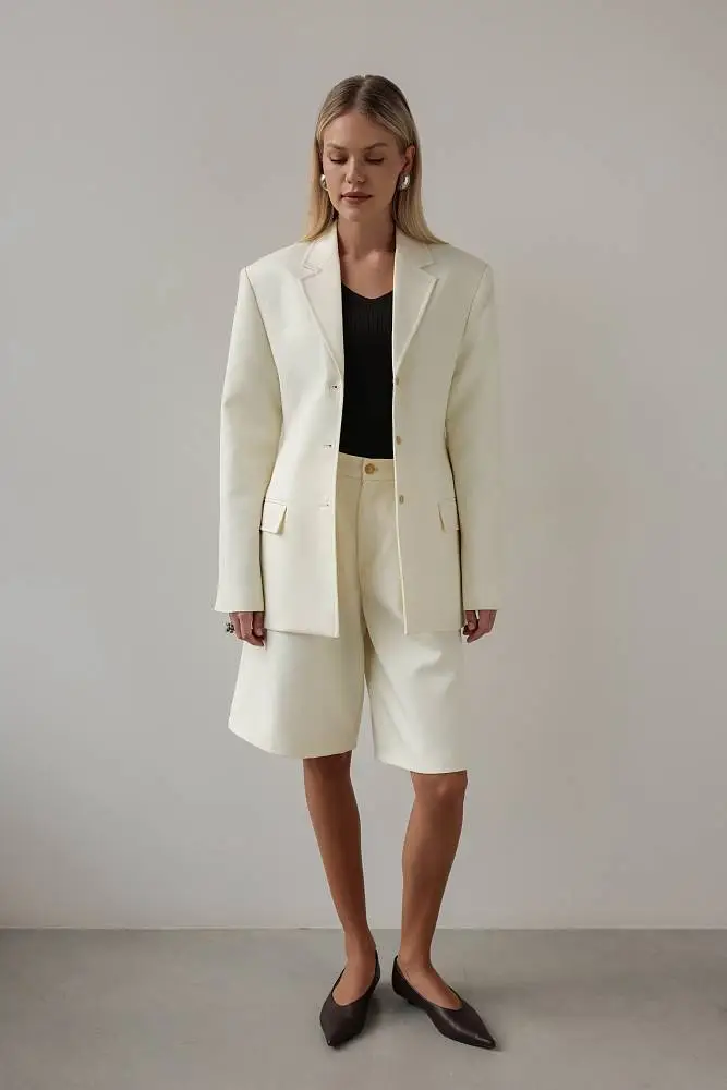 Пиджак (S (42RU), молочный). Изображение № 2