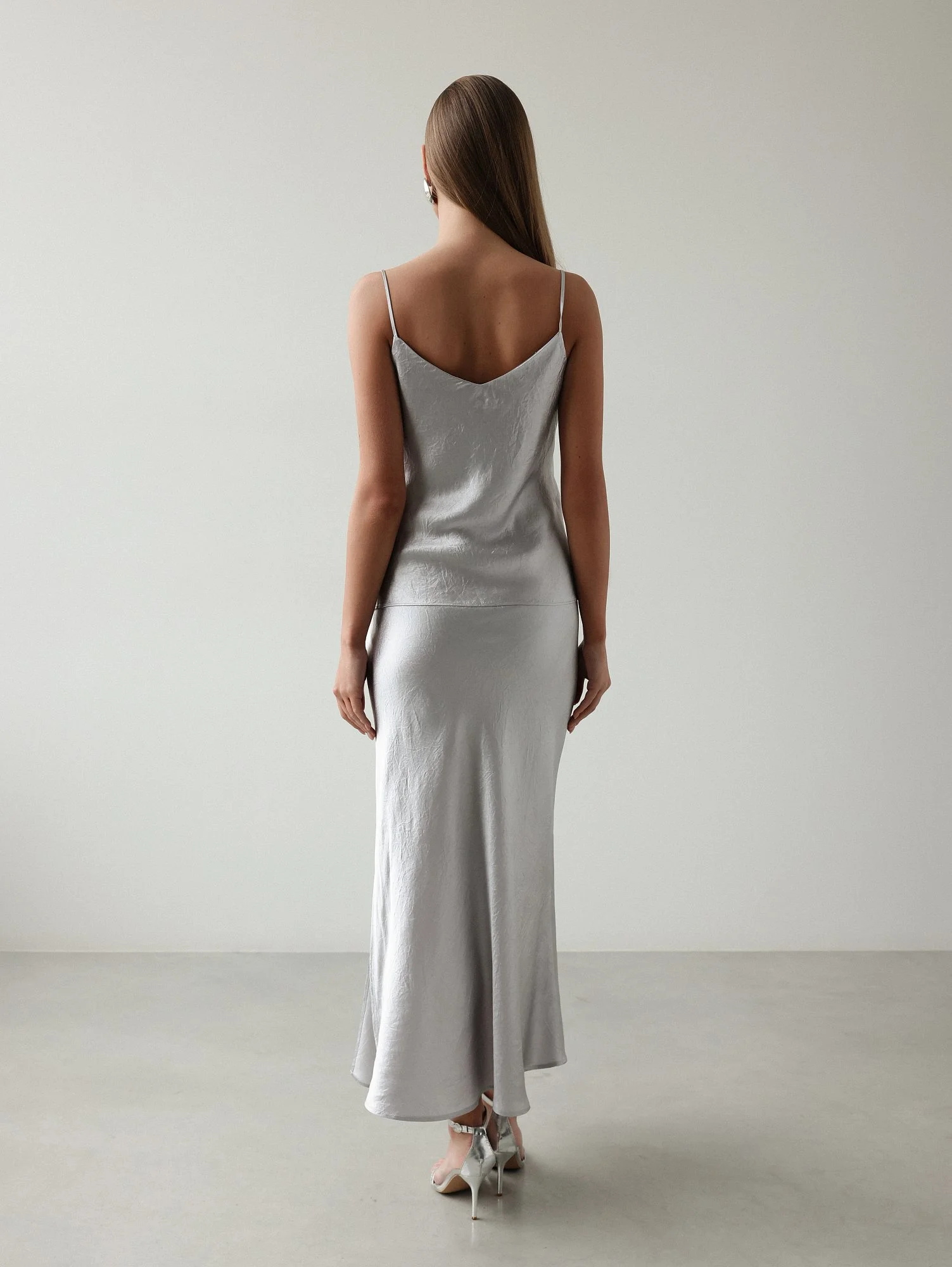 Топ (M (44RU), светло-серый). Избражение № 5