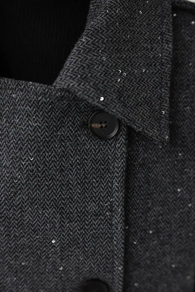 Пальто (M (44RU), графитовый). Изображение № 3