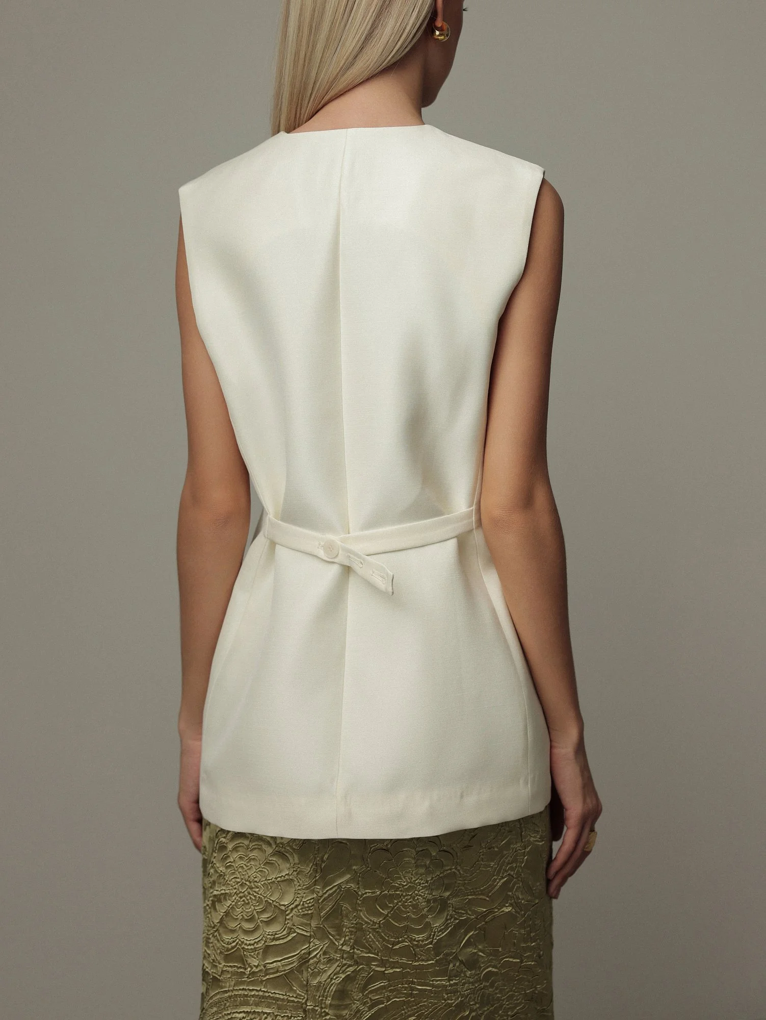 Жилет (M (44), сливочный). Избражение № 5