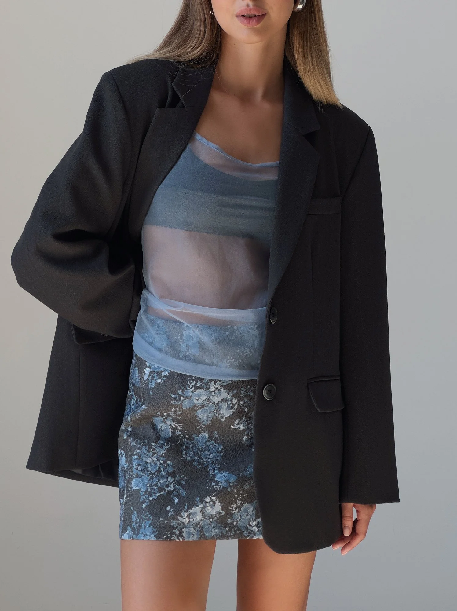 юбка (L (46), сине-серый). Избражение № 3