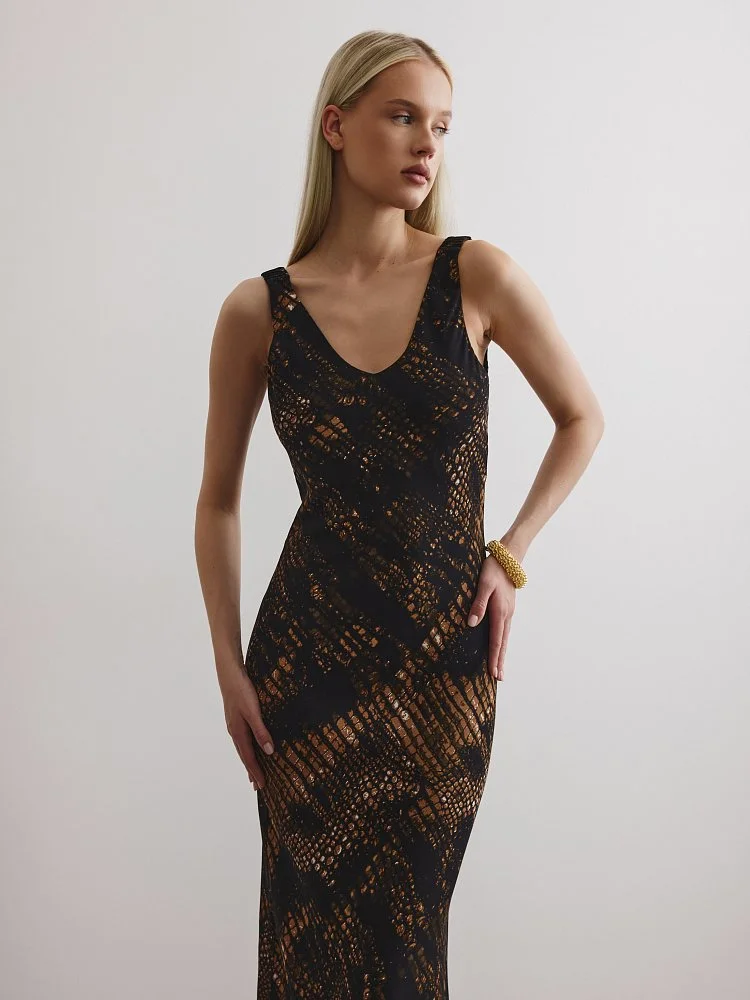 Платье (S (42RU), чёрный). Изображение № 1