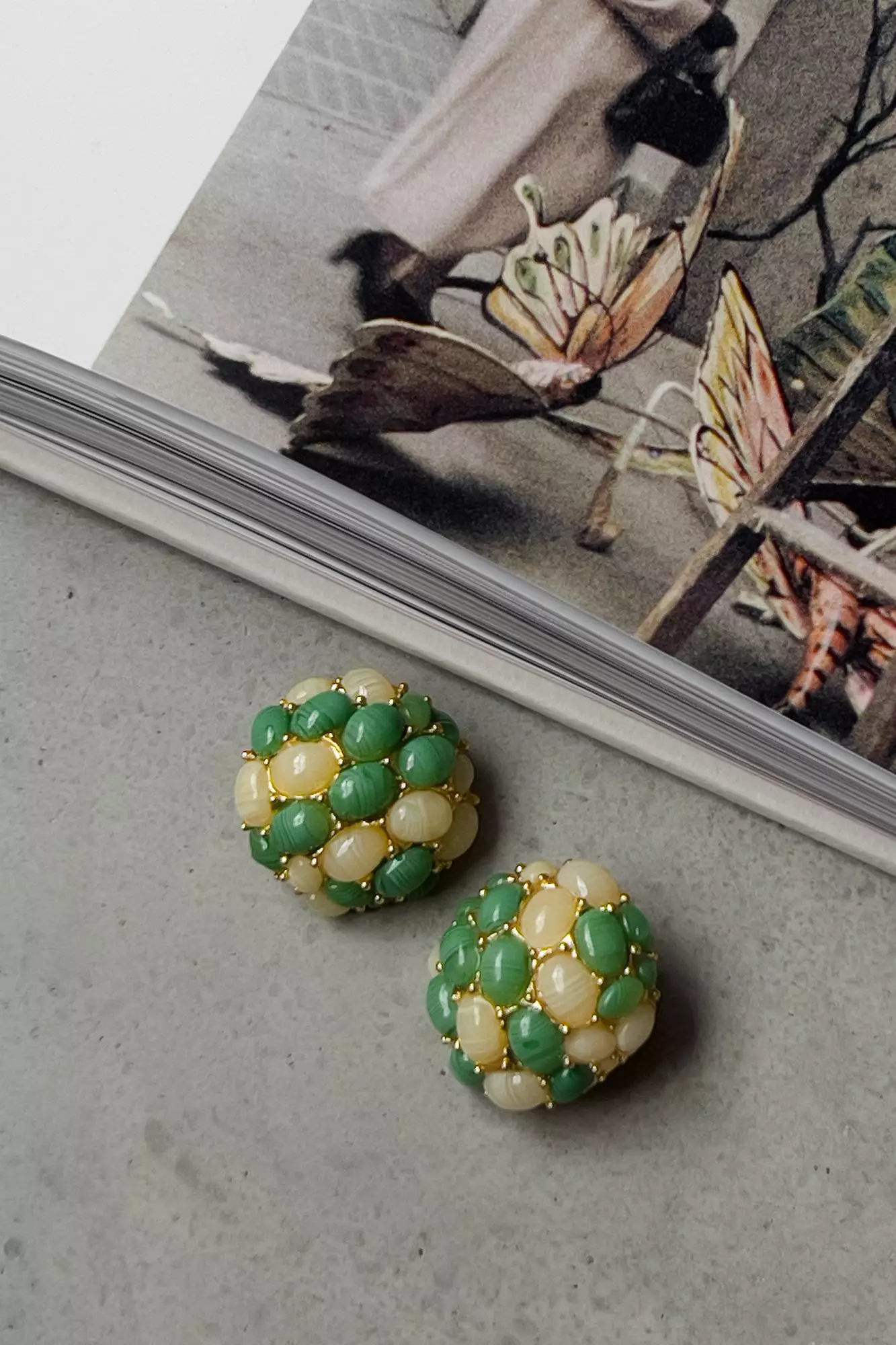 Серьги (изумрудный). Избражение № 2