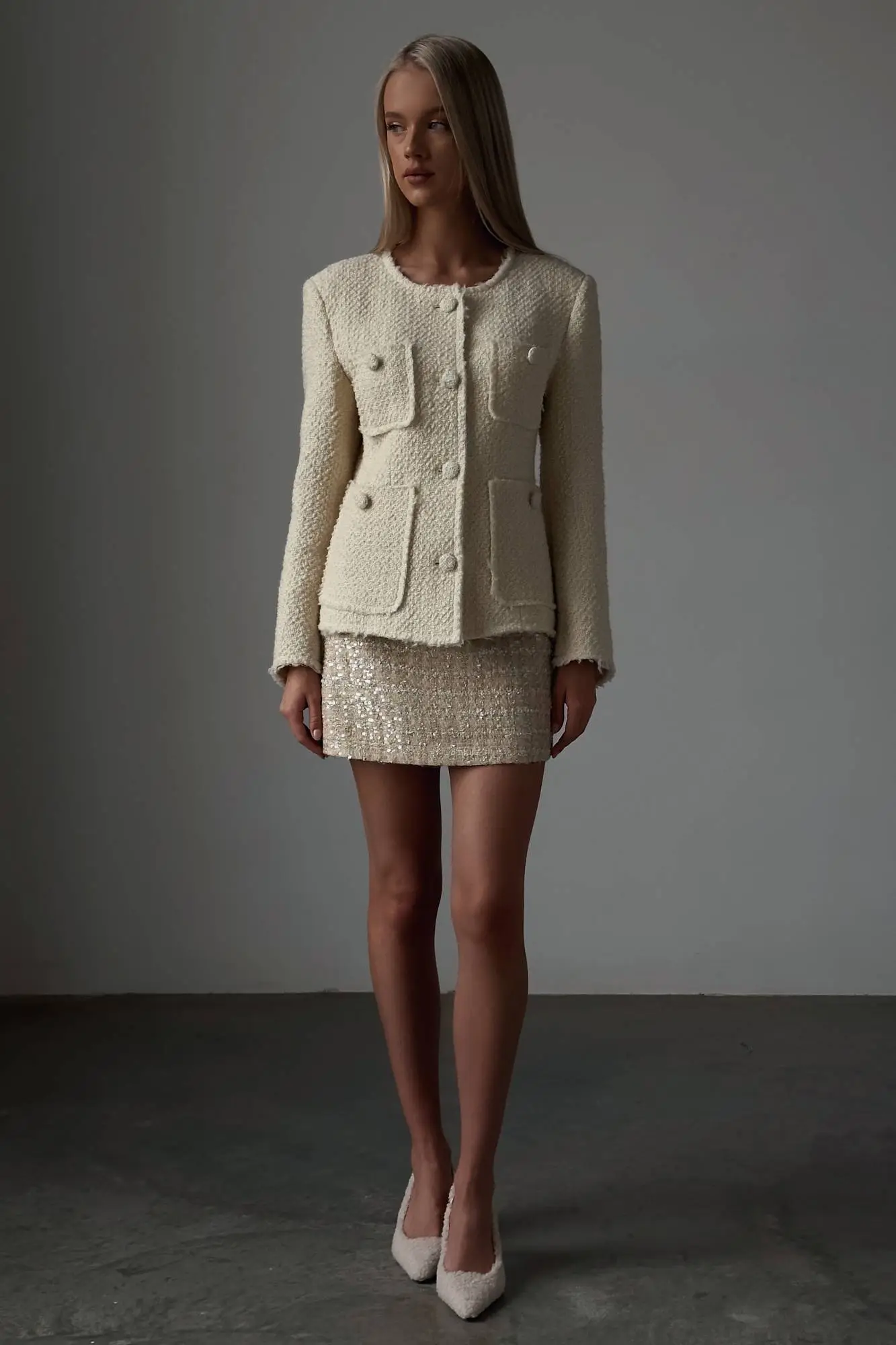 Жакет (S, молочный). Избражение № 1