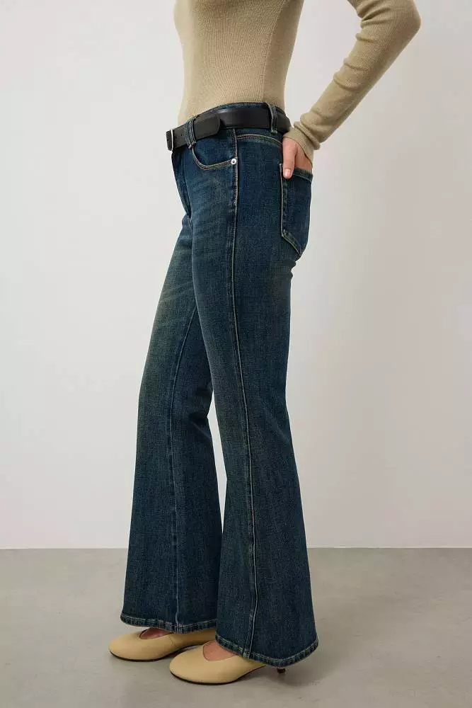 Джинсы (M (44RU), тёмно-синий). Изображение № 2