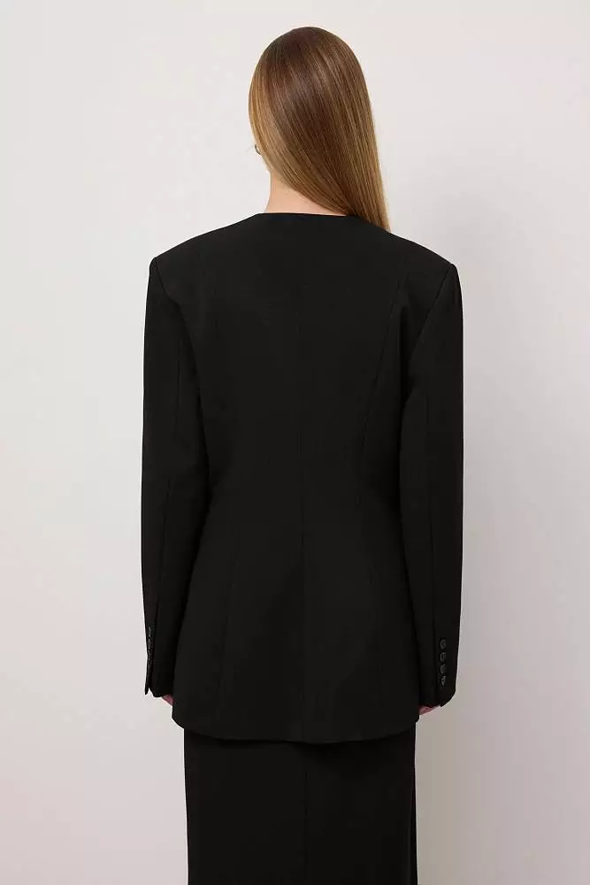 Пиджак (M (44RU), чёрный). Изображение № 4