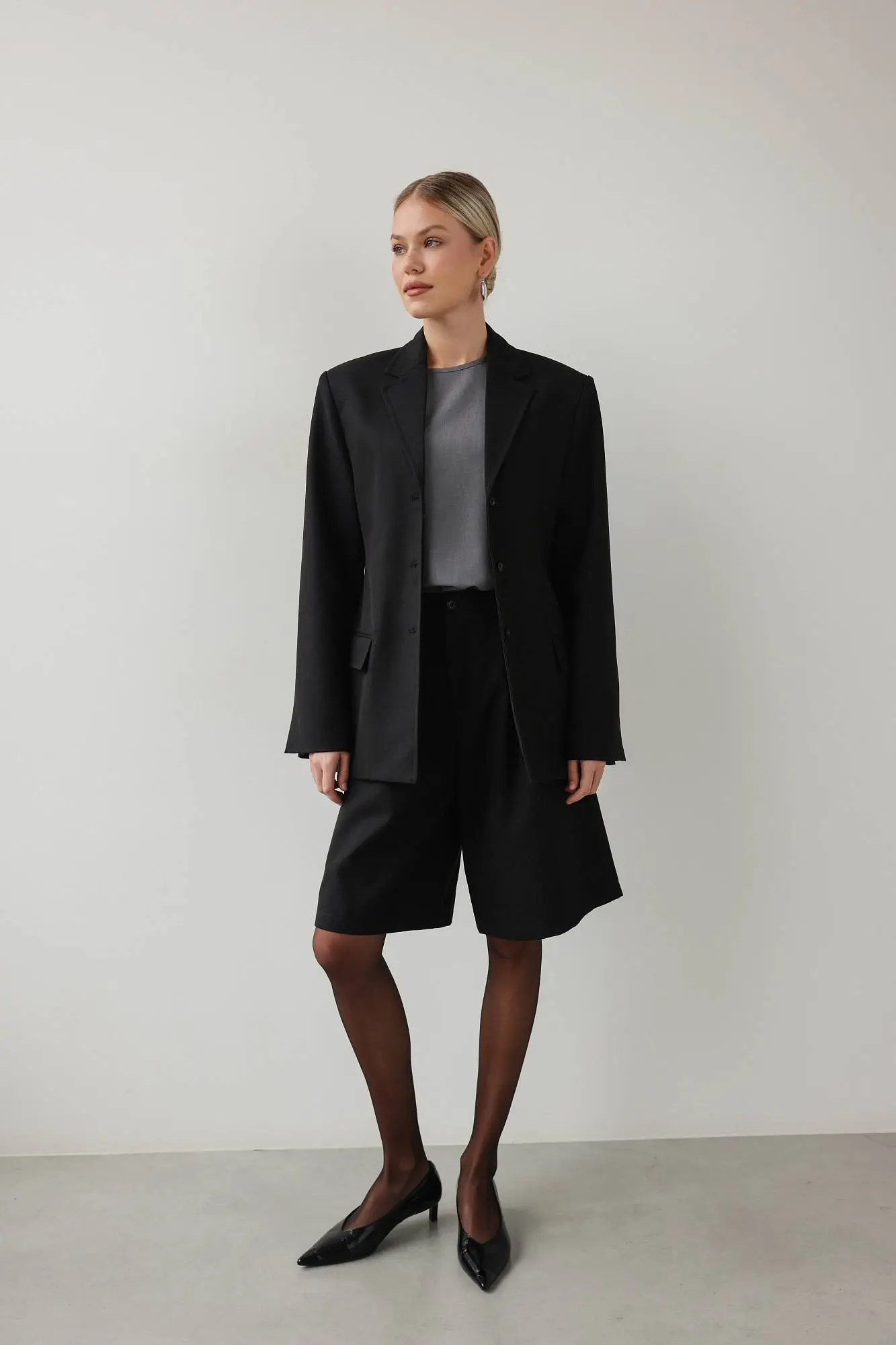 Пиджак (S (42RU), чёрный). Избражение № 2