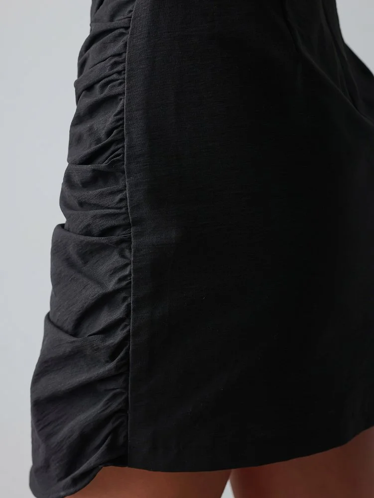 Платье (M (44RU), чёрный). Изображение № 5