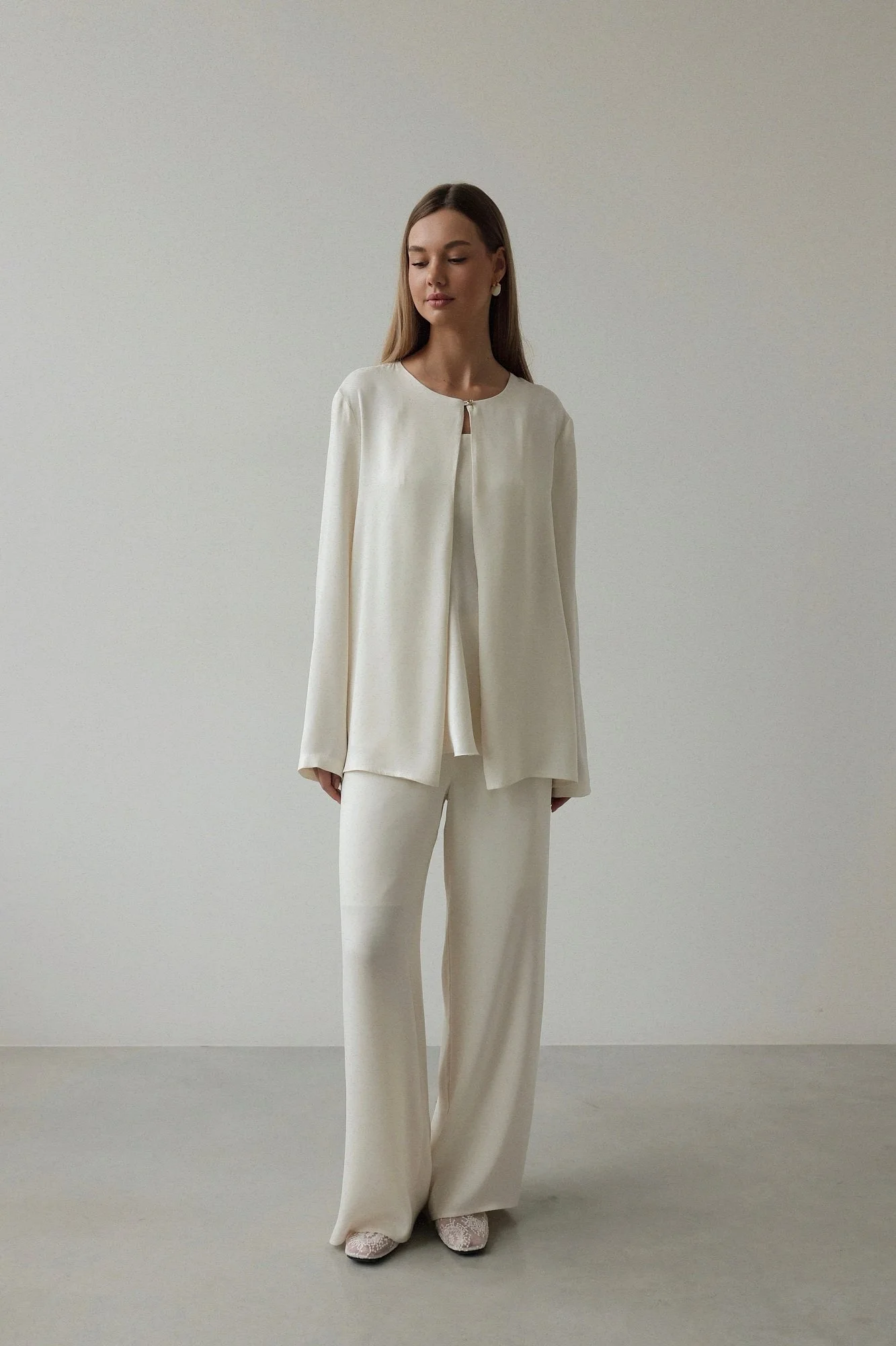 Топ (M (44RU), слоновая кость). Избражение № 6