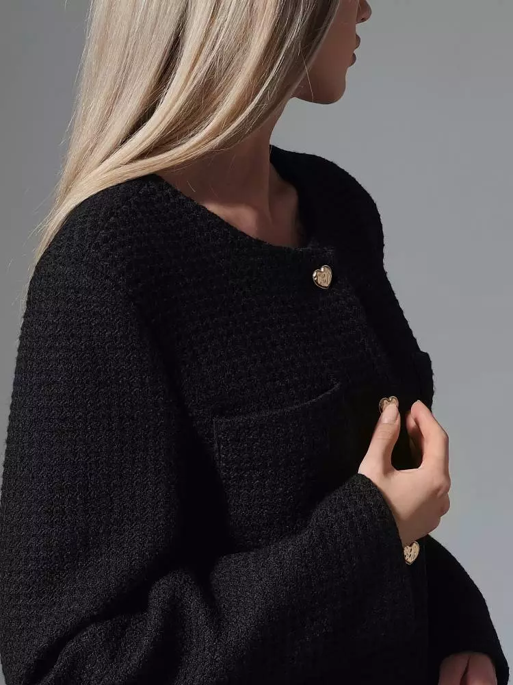 Жакет (onesize, чёрный). Изображение № 4