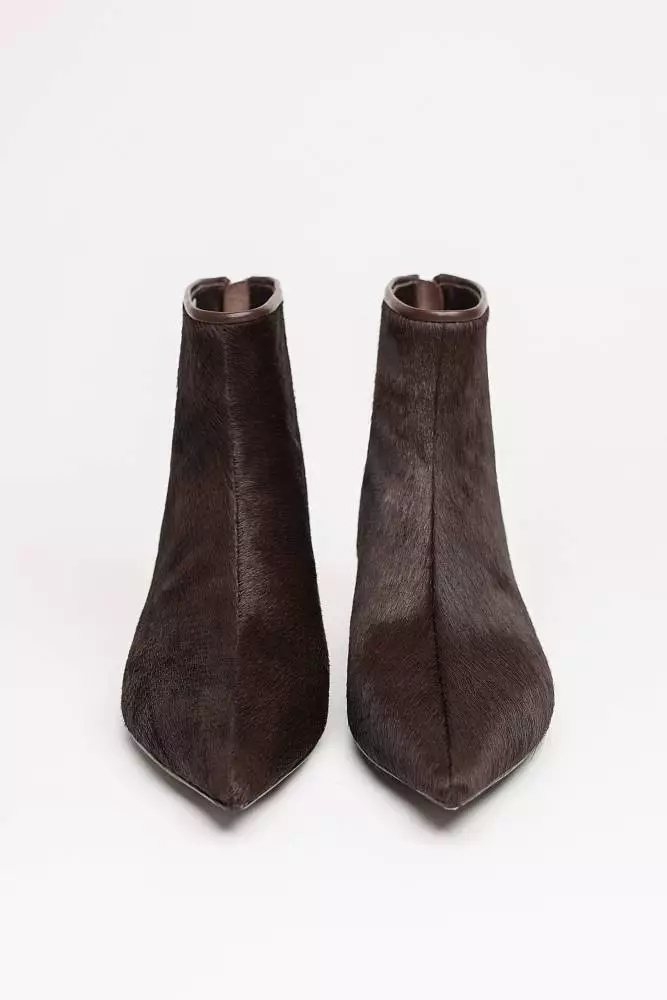 Ботильоны (37, тёмно-коричневый). Изображение № 1