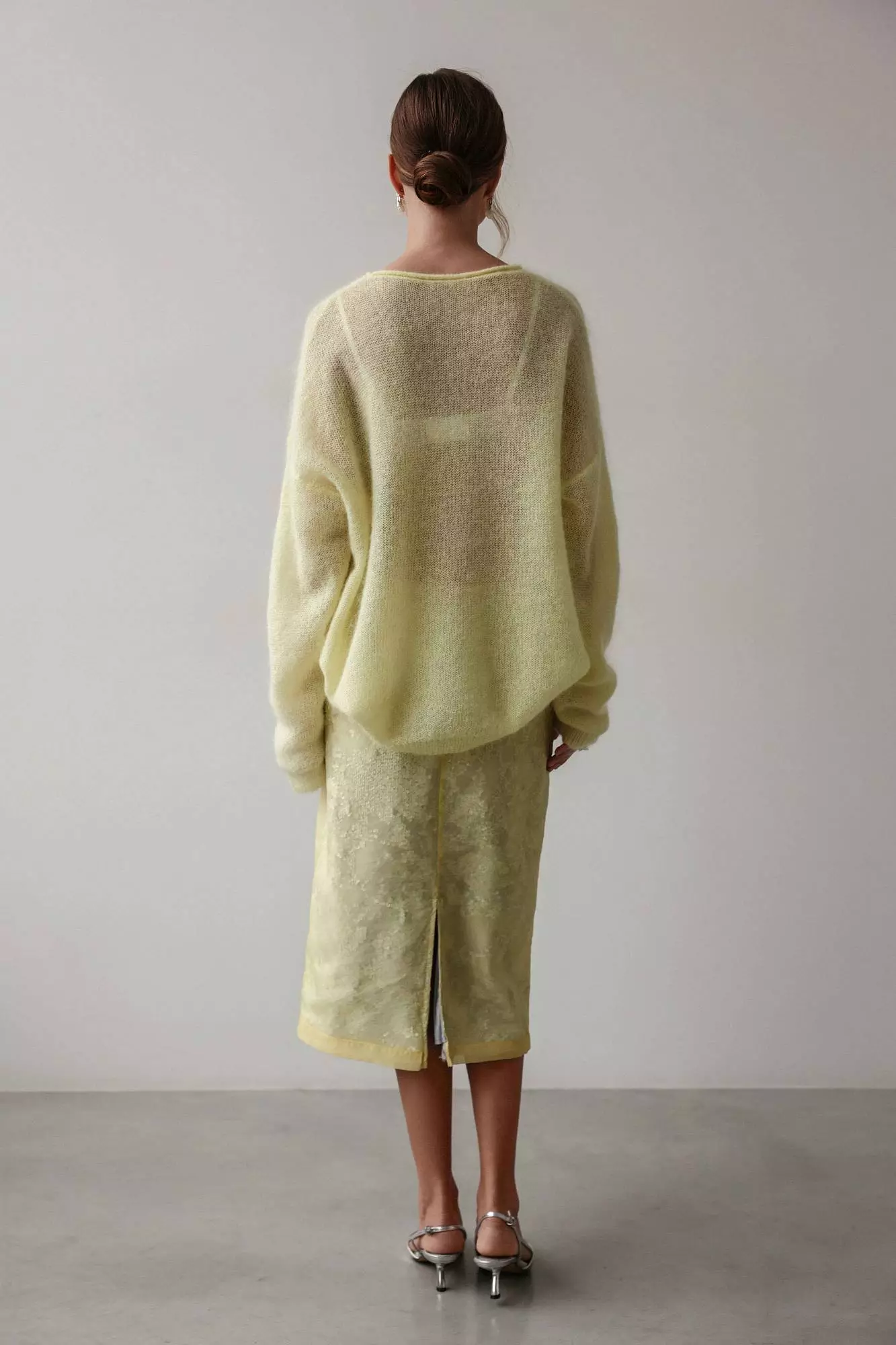 Юбка (S (42RU), светло-жёлтый). Избражение № 3