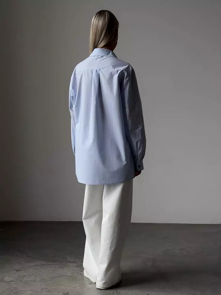 рубашка (M, голубой). Изображение № 5