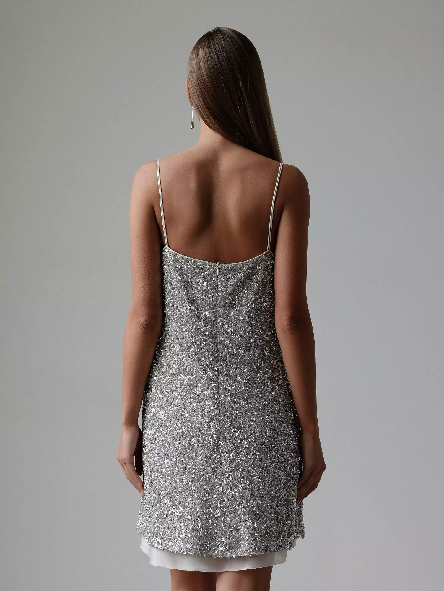 Платье (L (46RU), серебристый). Избражение № 4