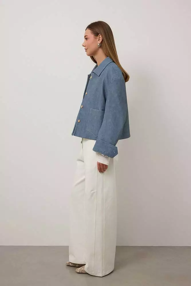 Куртка (S (42RU), голубой). Изображение № 2