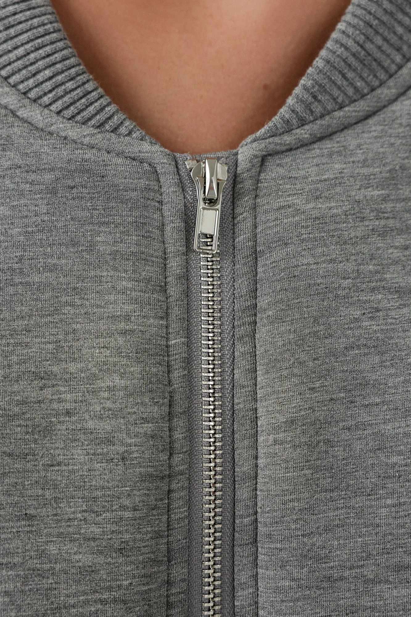 Костюм: бомбер и юбка (L (46RU), серый). Избражение № 4