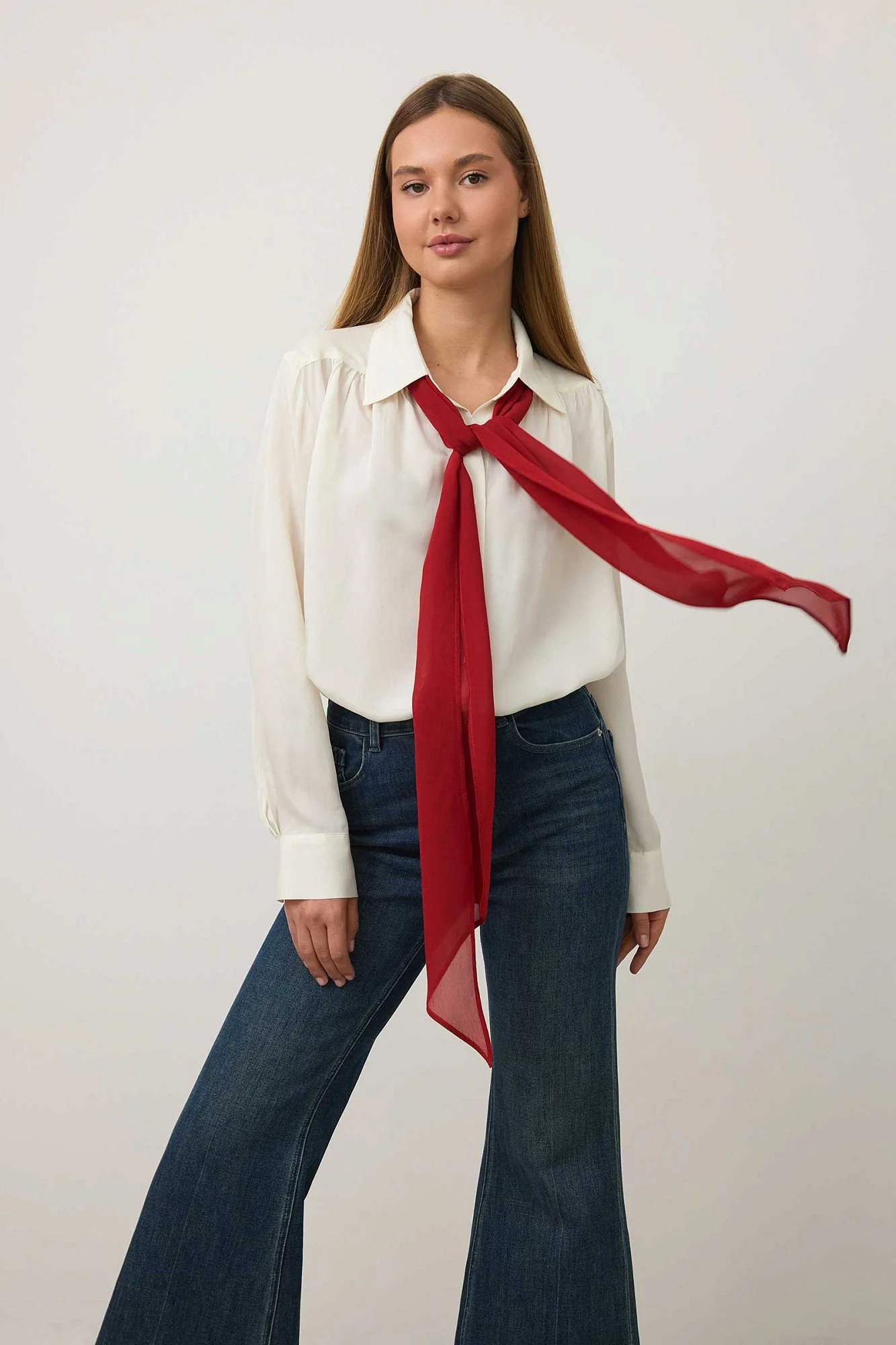 Рубашка (M (44RU), молочный). Избражение № 1