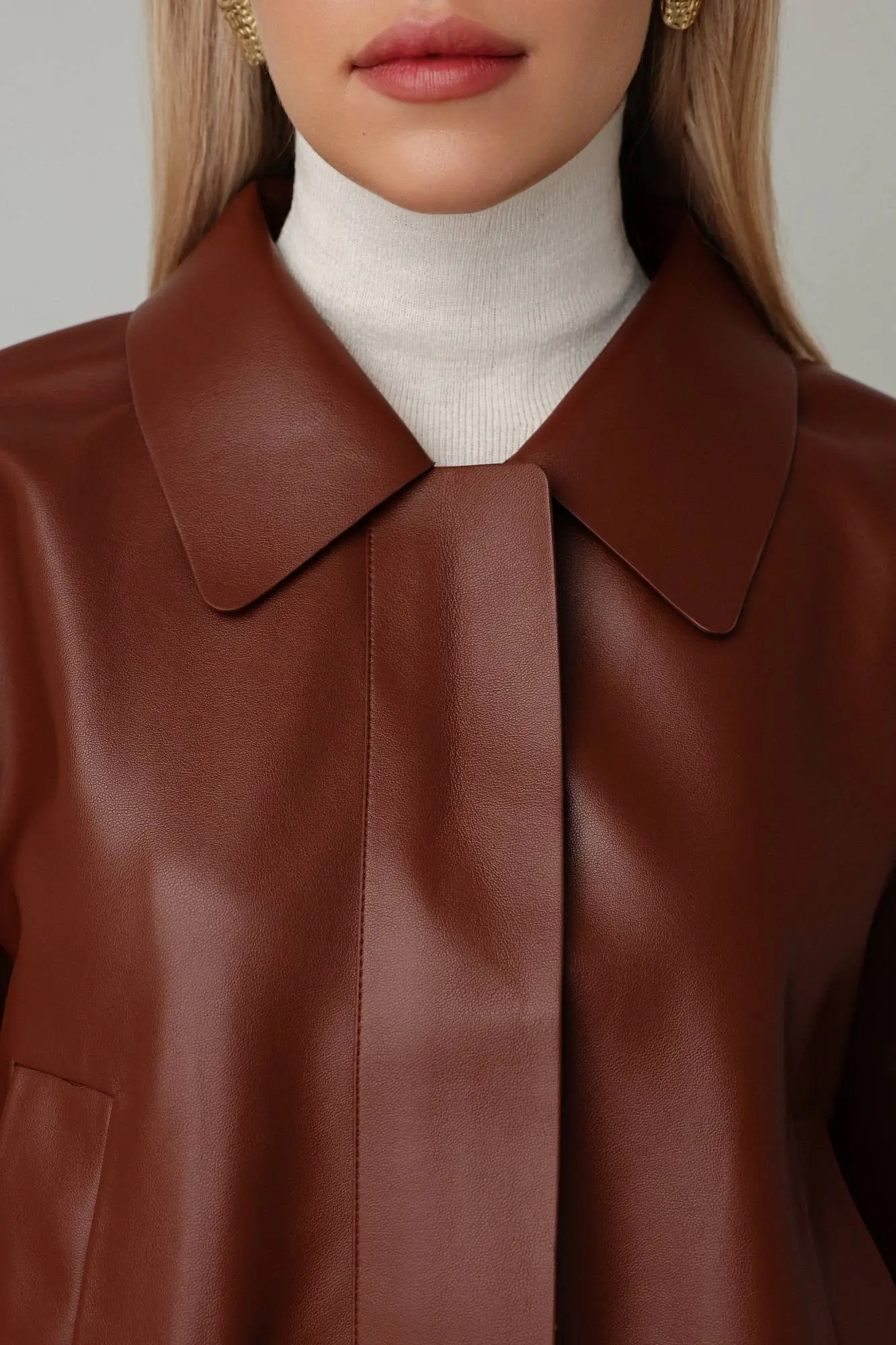 Куртка (M (44RU), коричневый). Избражение № 3