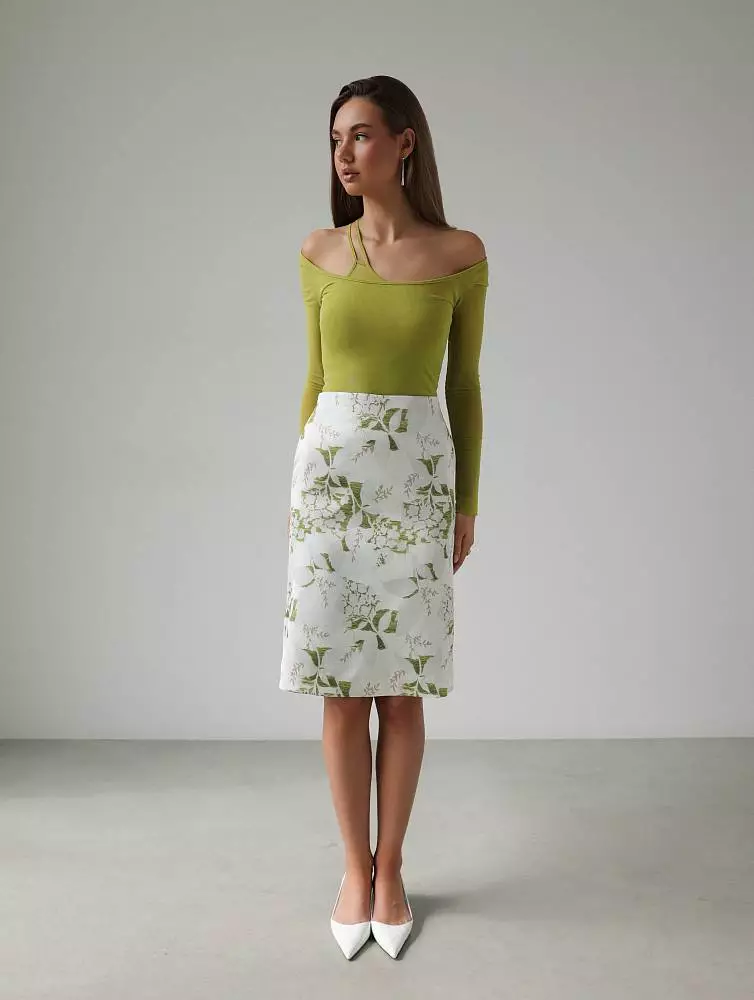 Юбка  (S (42RU), серая олива). Изображение № 1