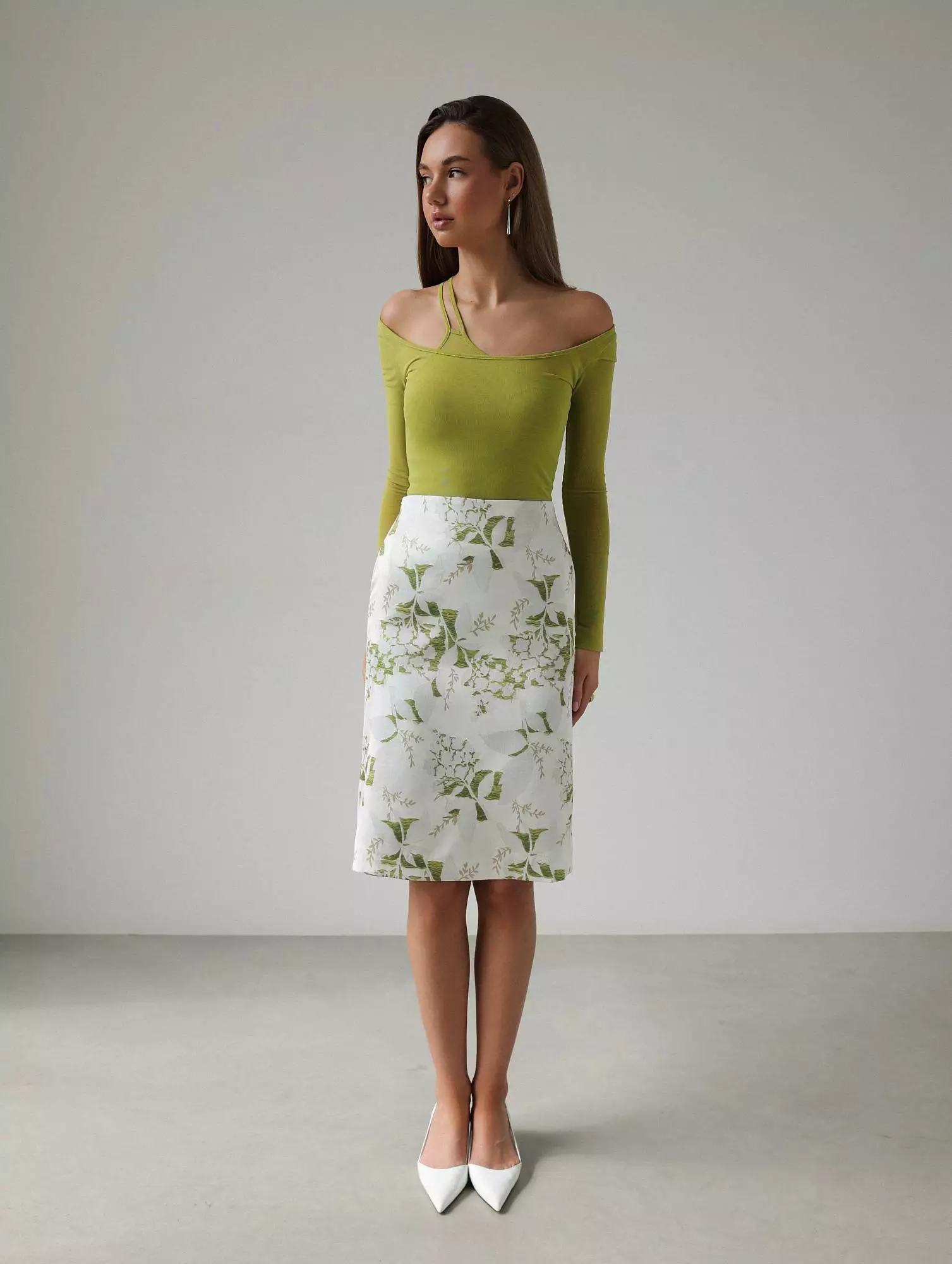 Лонгслив (M (44RU), лаймовый). Избражение № 2