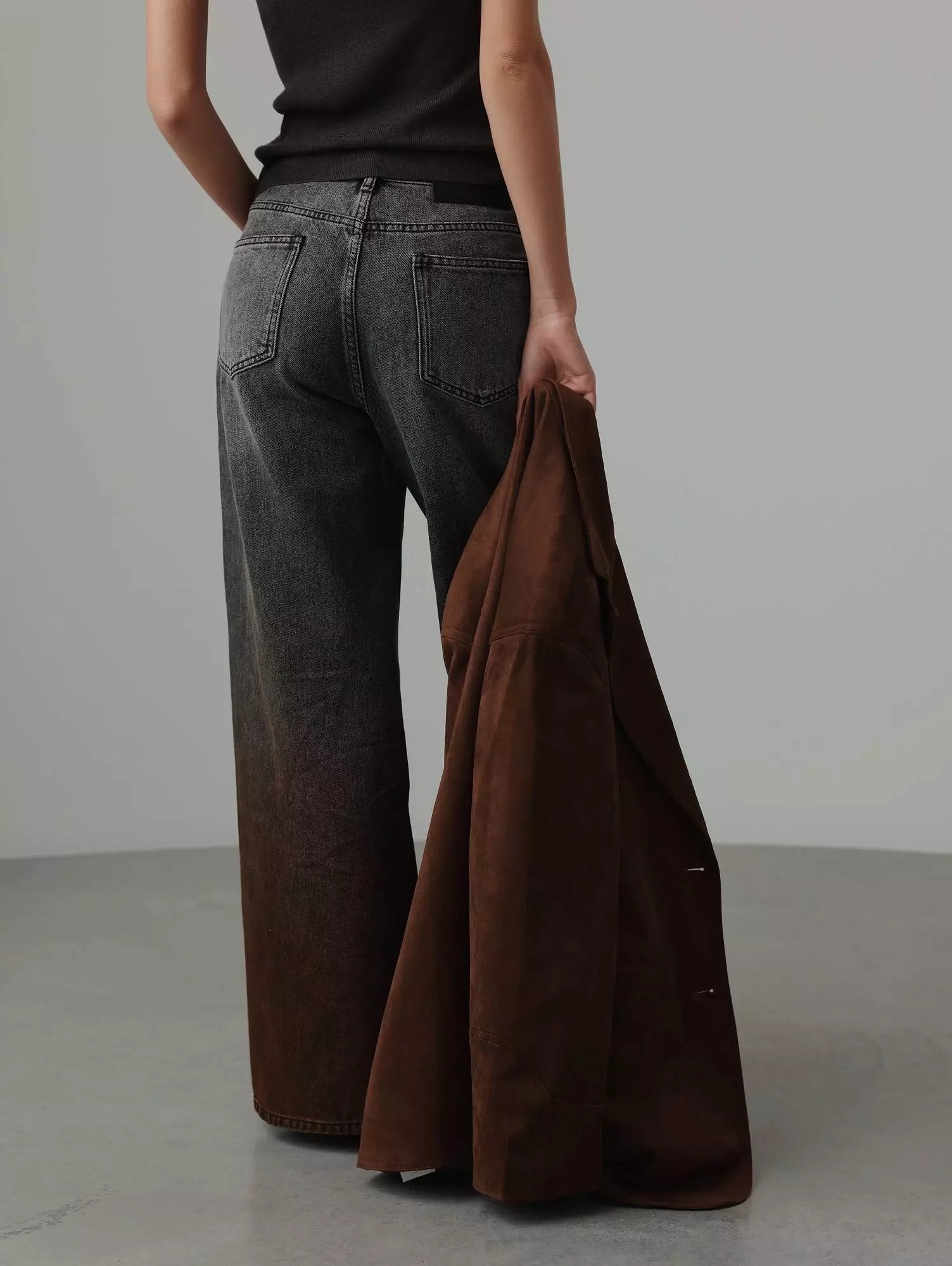 Джинсы (L (46), серо-кориневый). Избражение № 5