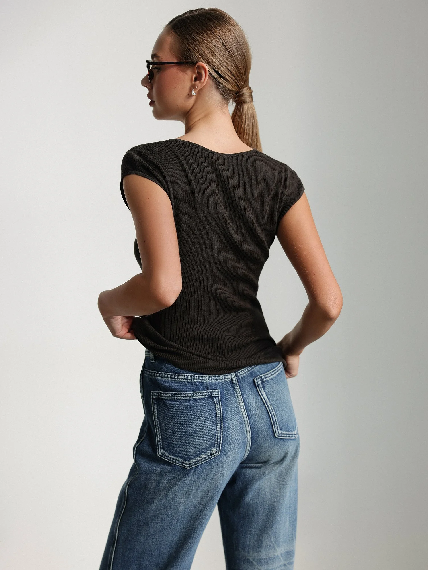 Топ (onesize (42-46RU), тёмно-коричневый). Избражение № 3