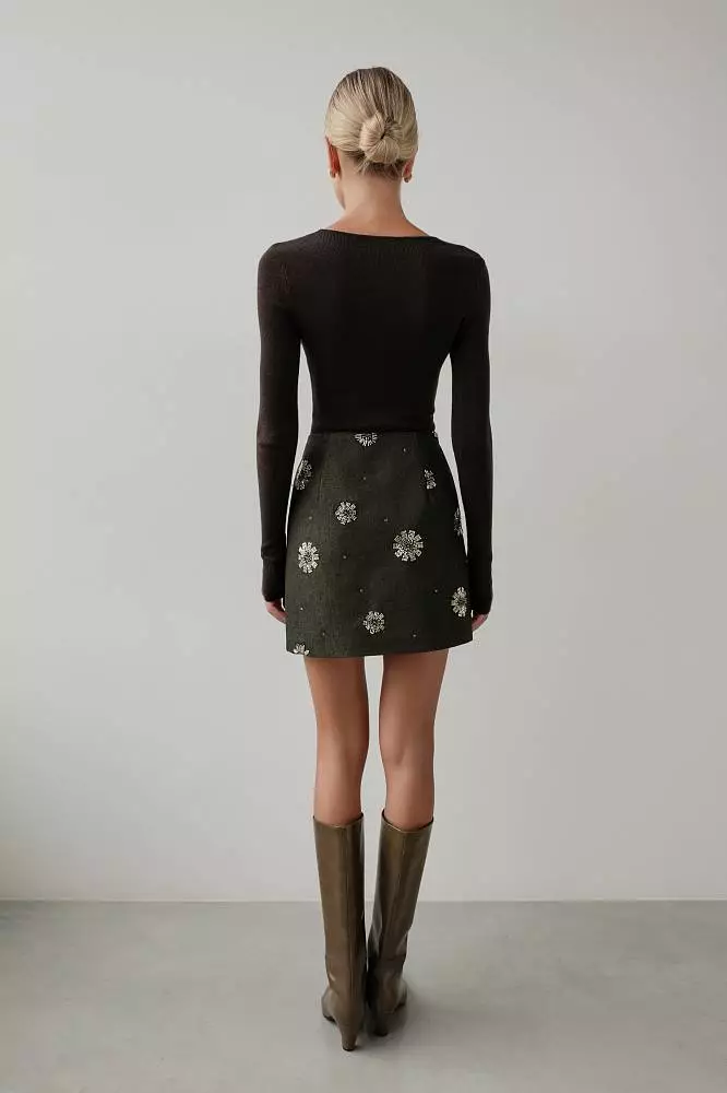 Джемпер (M (44RU), тёмно-коричневый). Изображение № 4