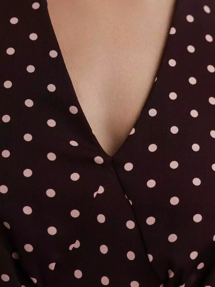 Платье (L (46RU), бордово-коричневый). Изображение № 3