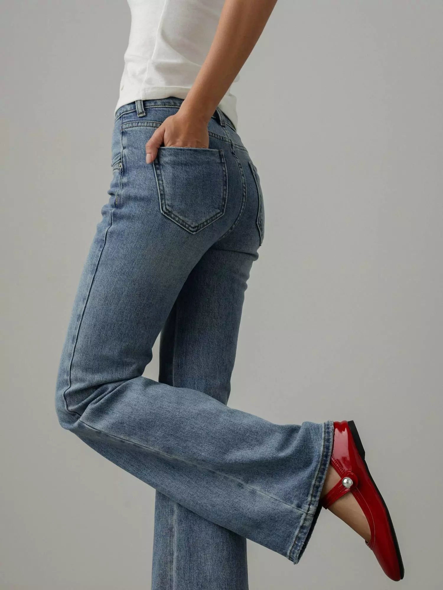 Джинсы (M (44RU), светло-синий). Избражение № 4