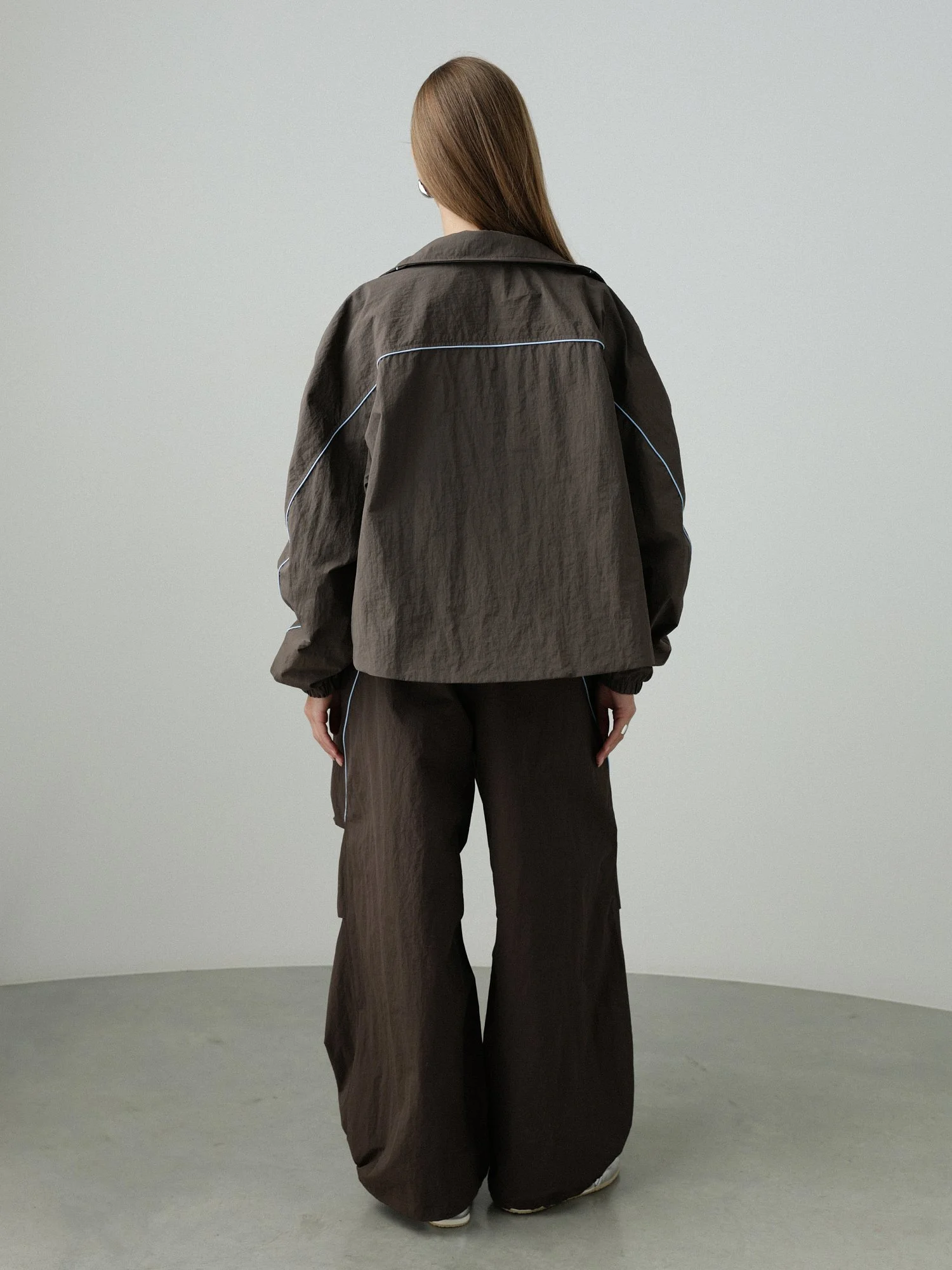 Ветровка (onesize (42-46RU) коричневый). Избражение № 6