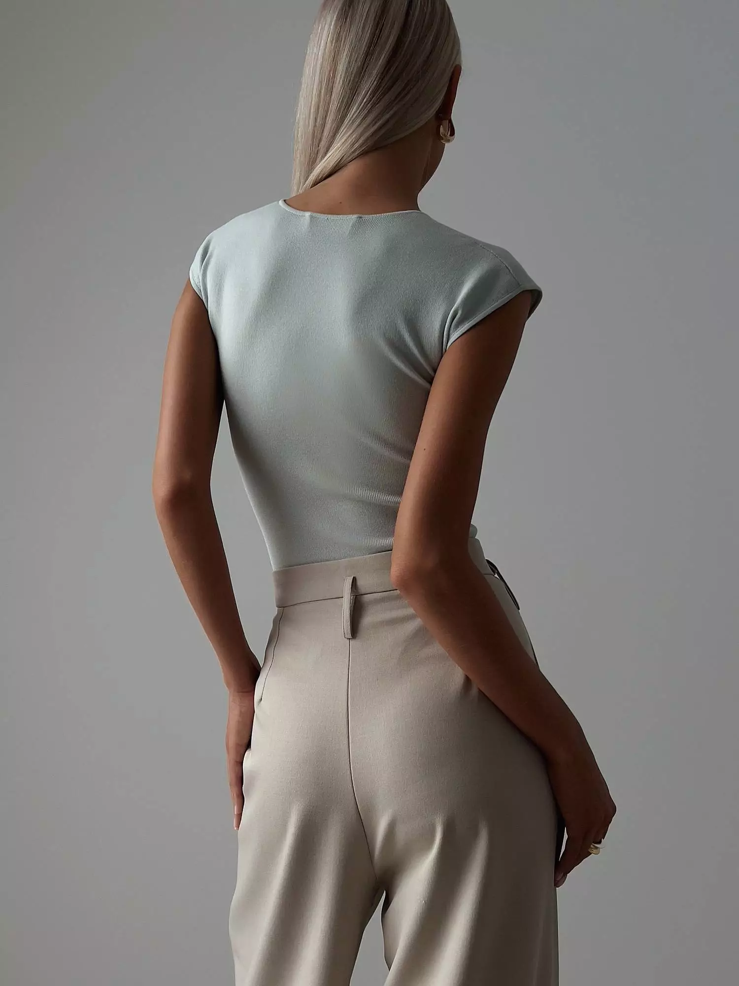 брюки (L, светло-бежевый). Избражение № 5