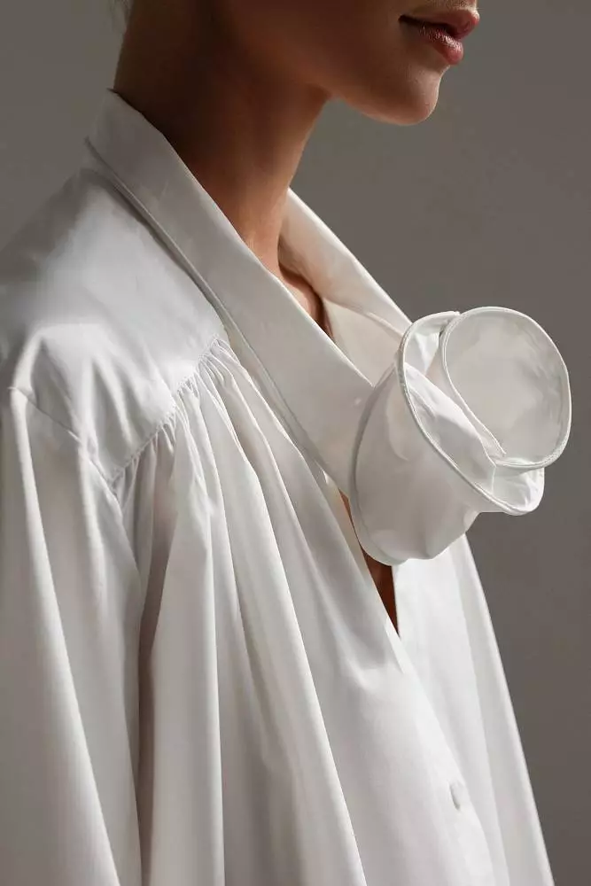 Блуза (L (46RU), белый). Изображение № 3