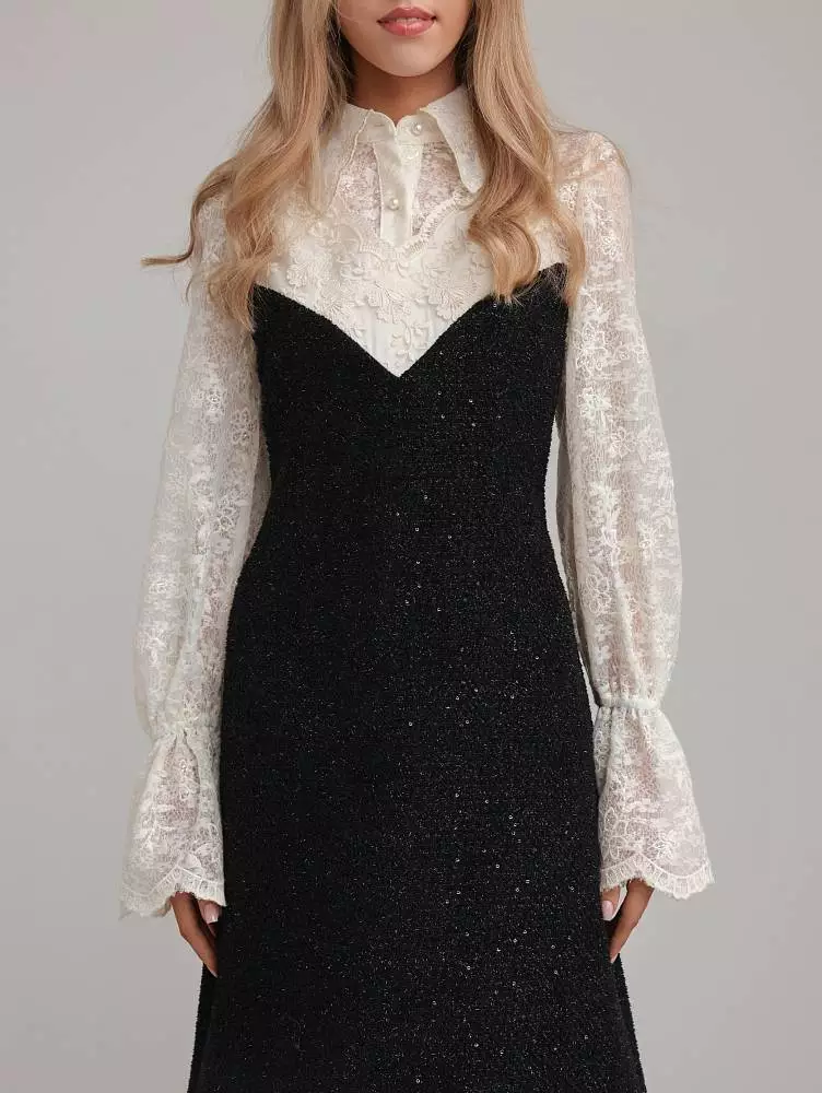 Платье (L (46RU), чёрный). Изображение № 2