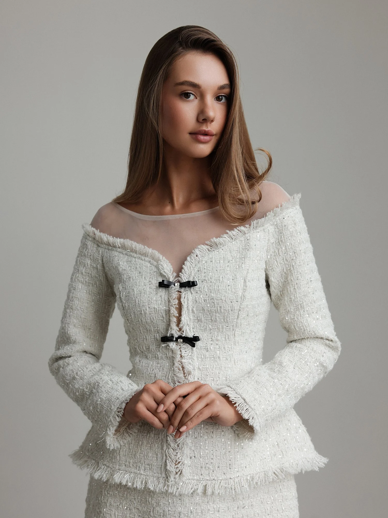 Платье  (L (46RU), слоновая кость). Избражение № 3