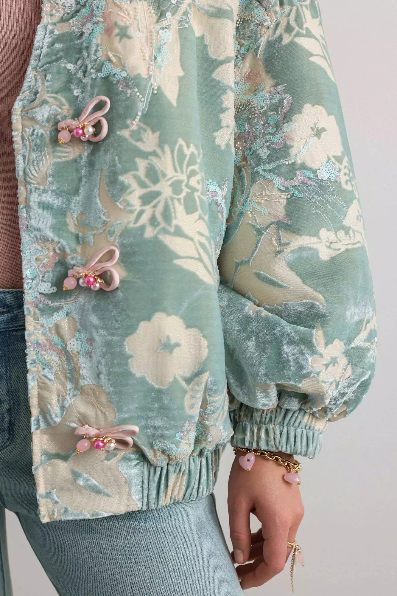 Куртка (S (42RU), пыльно-голубой). Избражение № 6