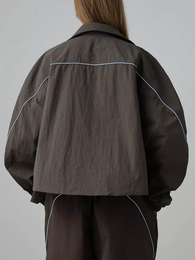 Ветровка (onesize (42-46RU) коричневый). Изображение № 7