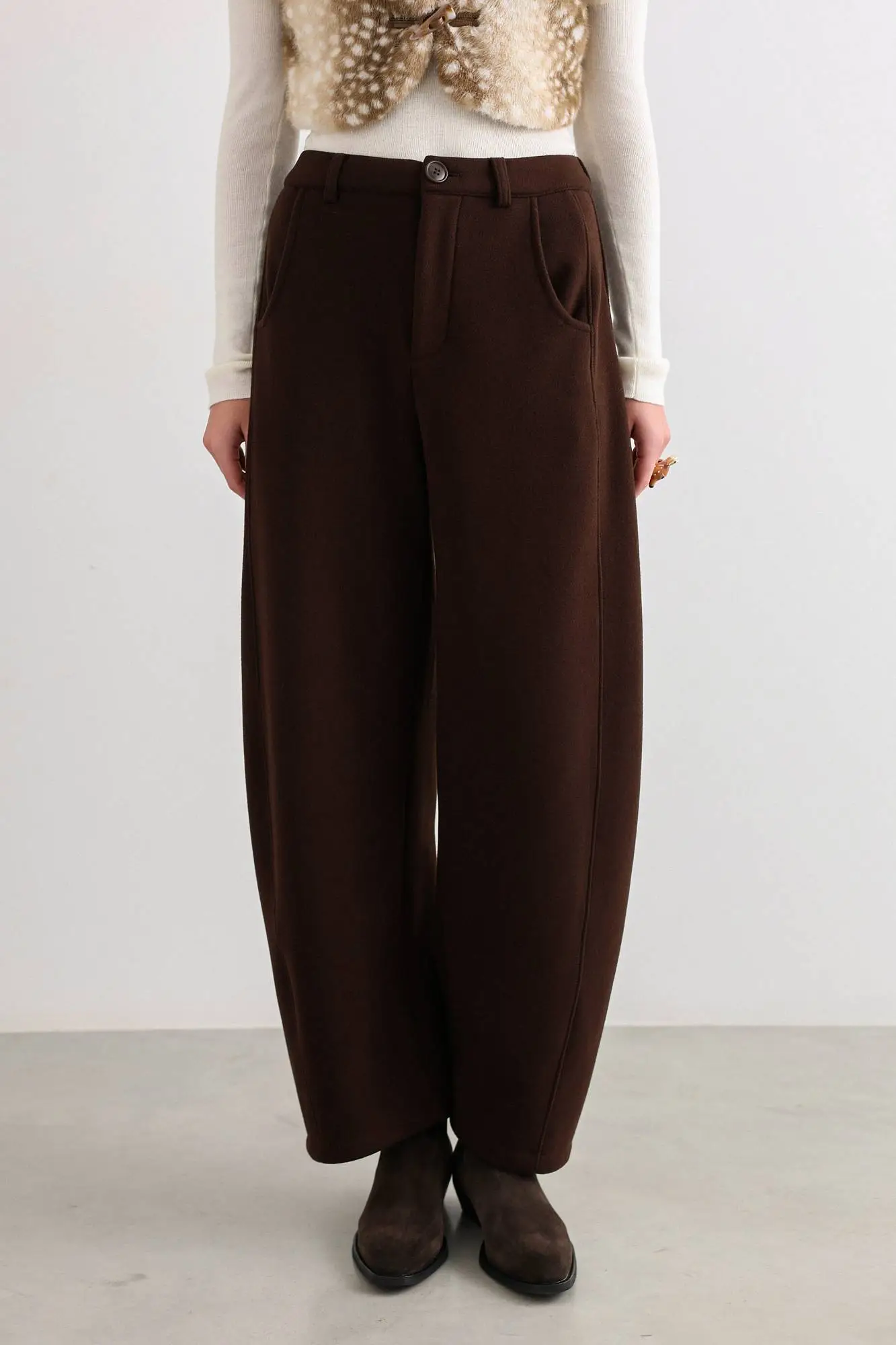 Брюки (S (42RU), коричневый). Избражение № 2