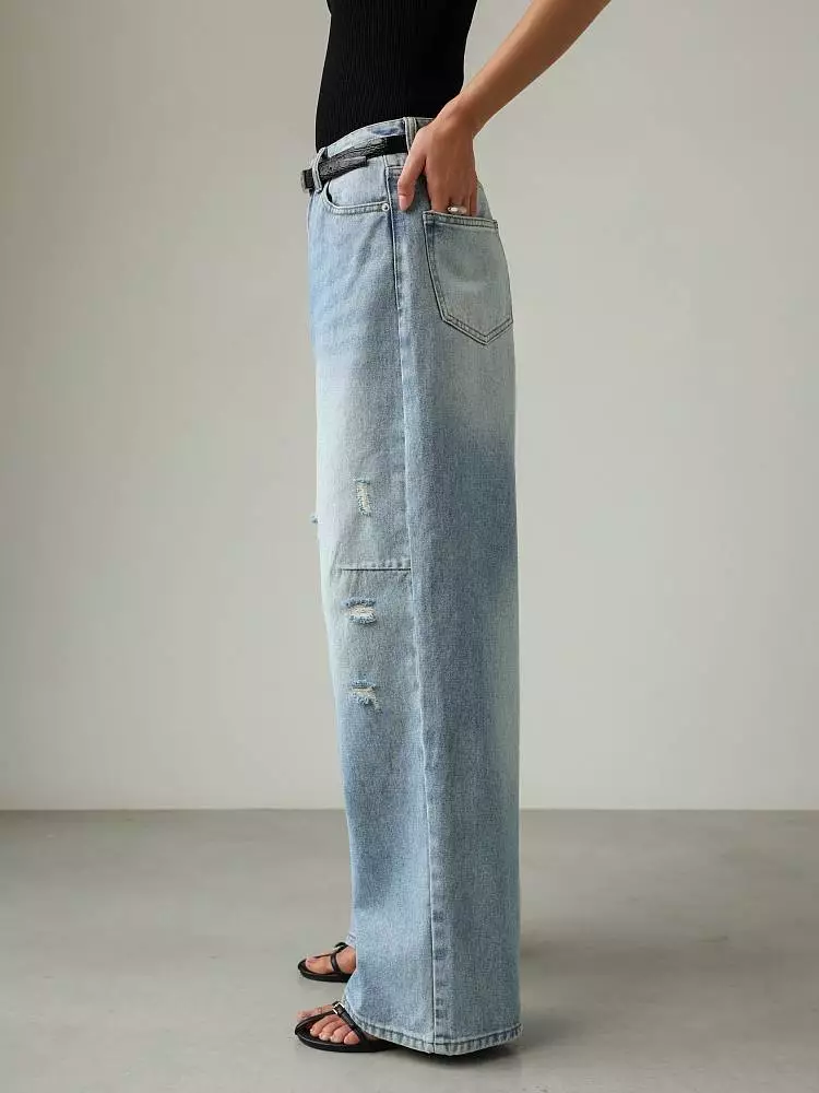 Джинсы (S (42RU), голубой). Изображение № 3