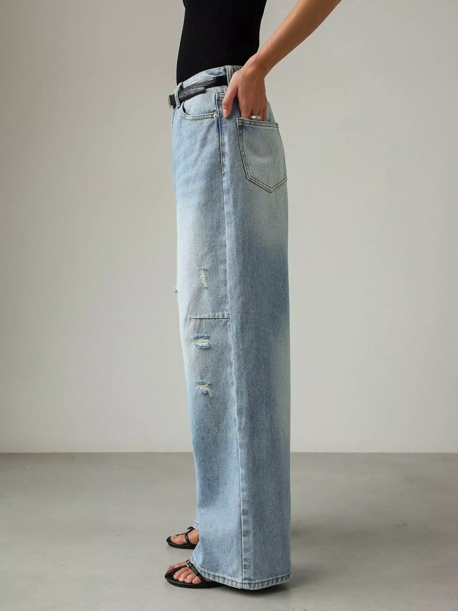 Джинсы (S (42RU), голубой). Избражение № 3