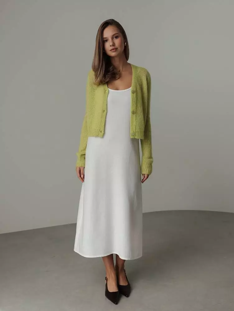 Платье (M (42), белый). Изображение № 2